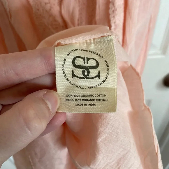 NWT Spell Cassie Lace Gown in Petal Size XS Bohemian Romantic Shabby Chic - Picture 11 of 13